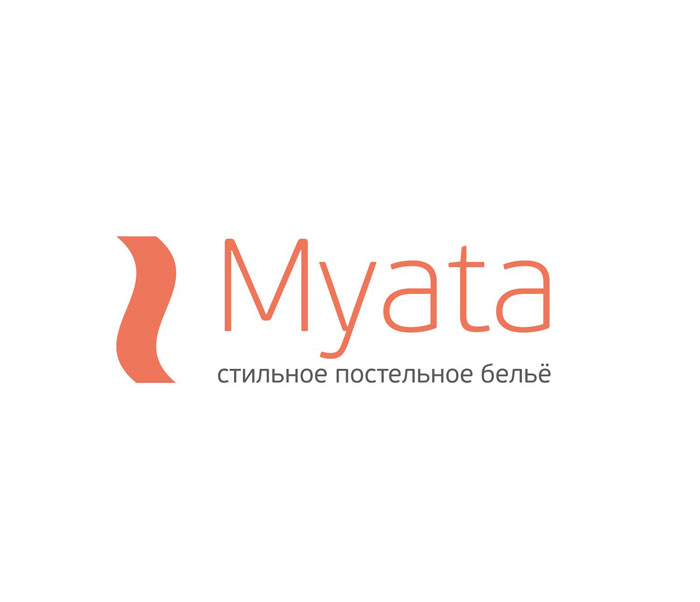 Разработка логотипа для бутика постельного белья «Myata»
