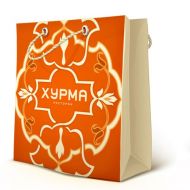 Дизайн пакетов для ресторана Хурма